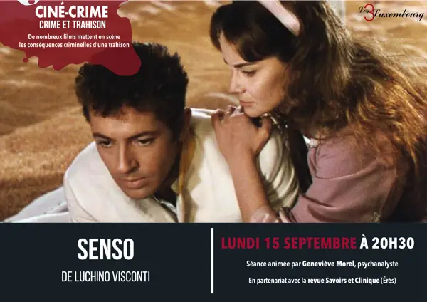Ciné crime Senso le 15 septembre 2025